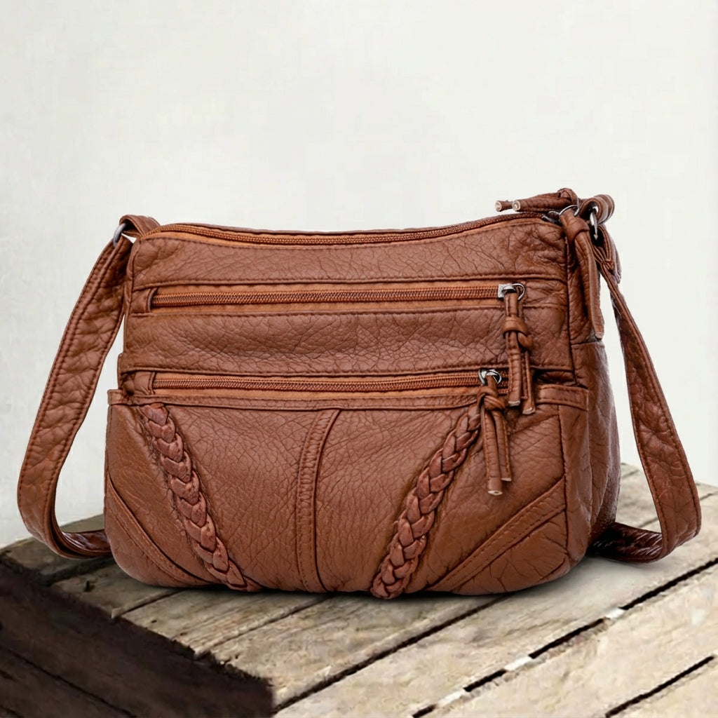 Adriana® | Genuine Leather Shoulder Bag